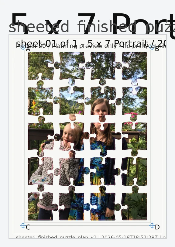 Puzzle planning preview