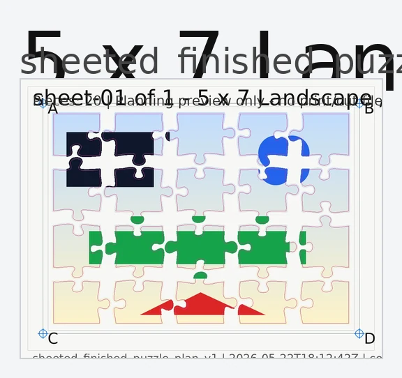 Puzzle planning preview