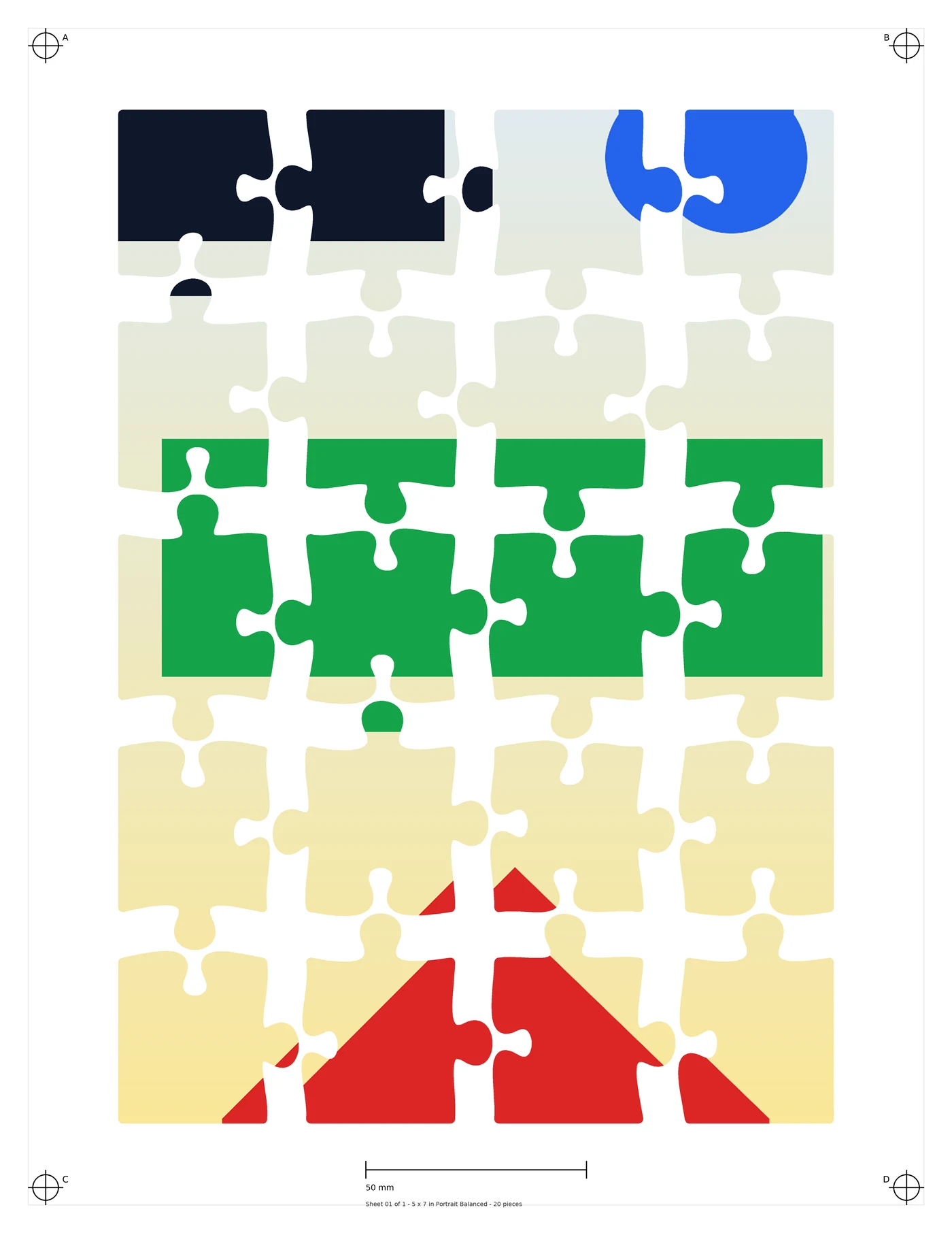 Print sheet image for final files